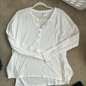 Aerie offline waffle knit top